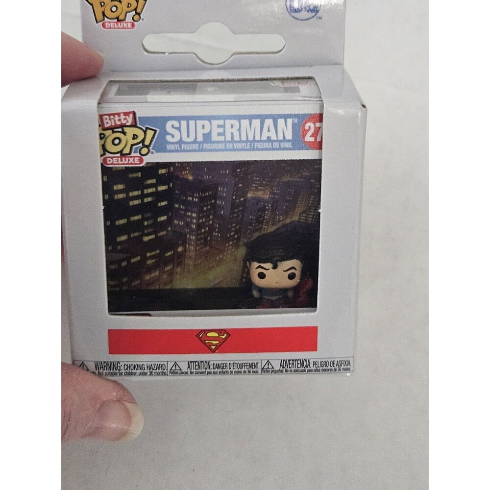 278 Superman Funko Mini Bitty Pop Deluxe DC Comics MIB